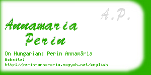 annamaria perin business card